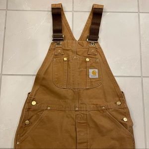 Carhartt Cotton Duck Overalls Bibs USA Made 32x32
